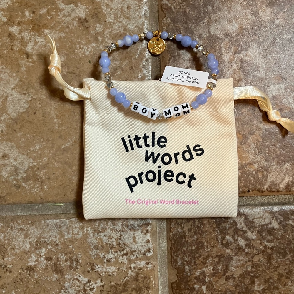 Little Words Project Boy Mom bracelet. Size M/L